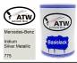 Preview: Mercedes-Benz, Iridium Silver Metallic, 775: 500ml Lackdose, von ATW Autoteile West.